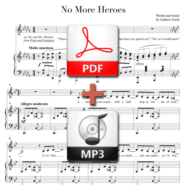 "No More Heroes" - PDF + MP3