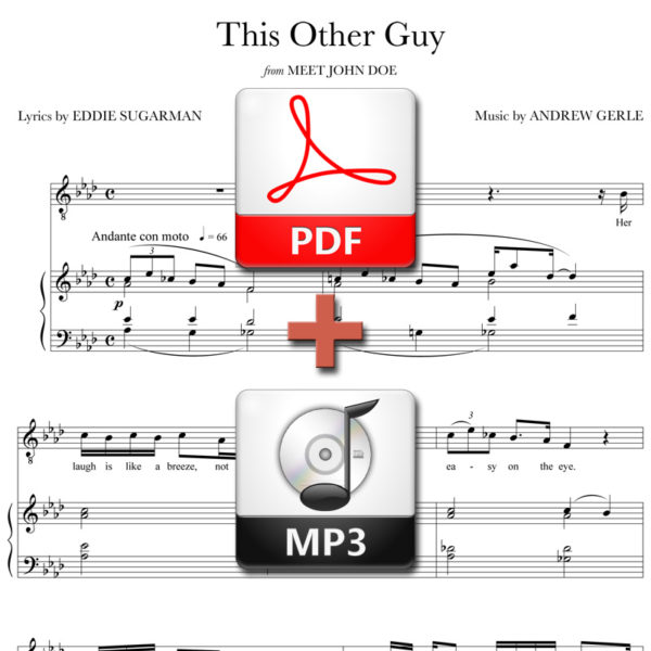 This Other Guy - PDF + MP3 - music by Andrew Gerle, lyrics by Eddie Sugarman
