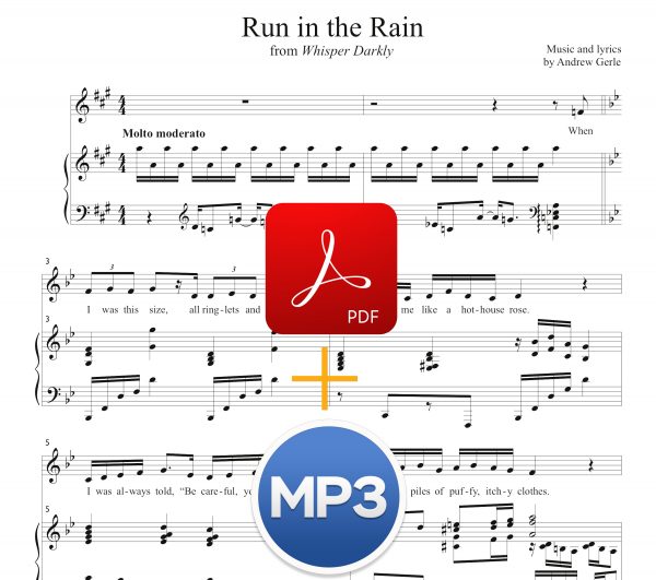 "Run in the Rain" - PDF and MP3